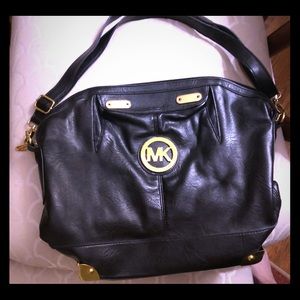 Michael Kors Black Leather Crossbody
